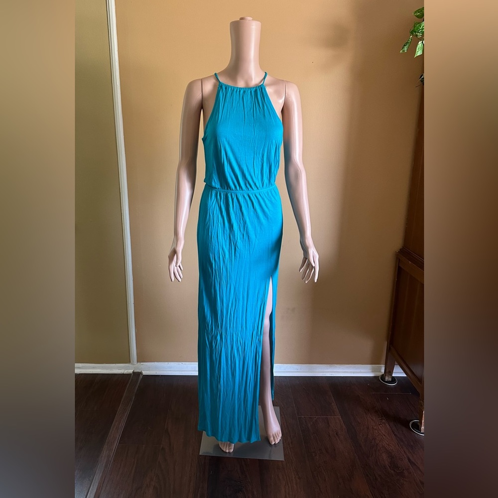 Forever 21 Size Small Turquoise Maxi Dress
